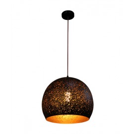 CLA-Celeste: Black with Gold Interior Pendant Lights